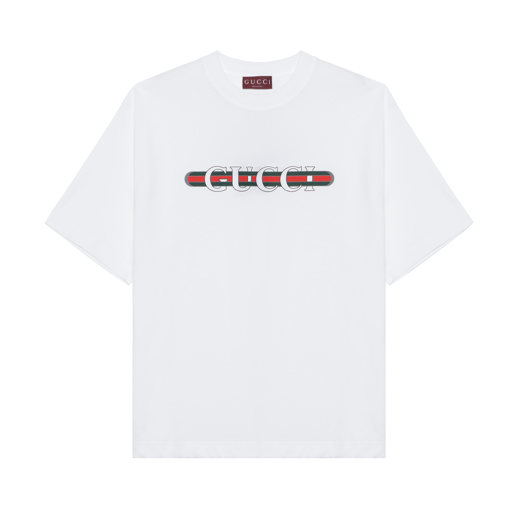 GUCCI Kaos Logo Seri Huruf, Unisex, COD '"    '"  G-22