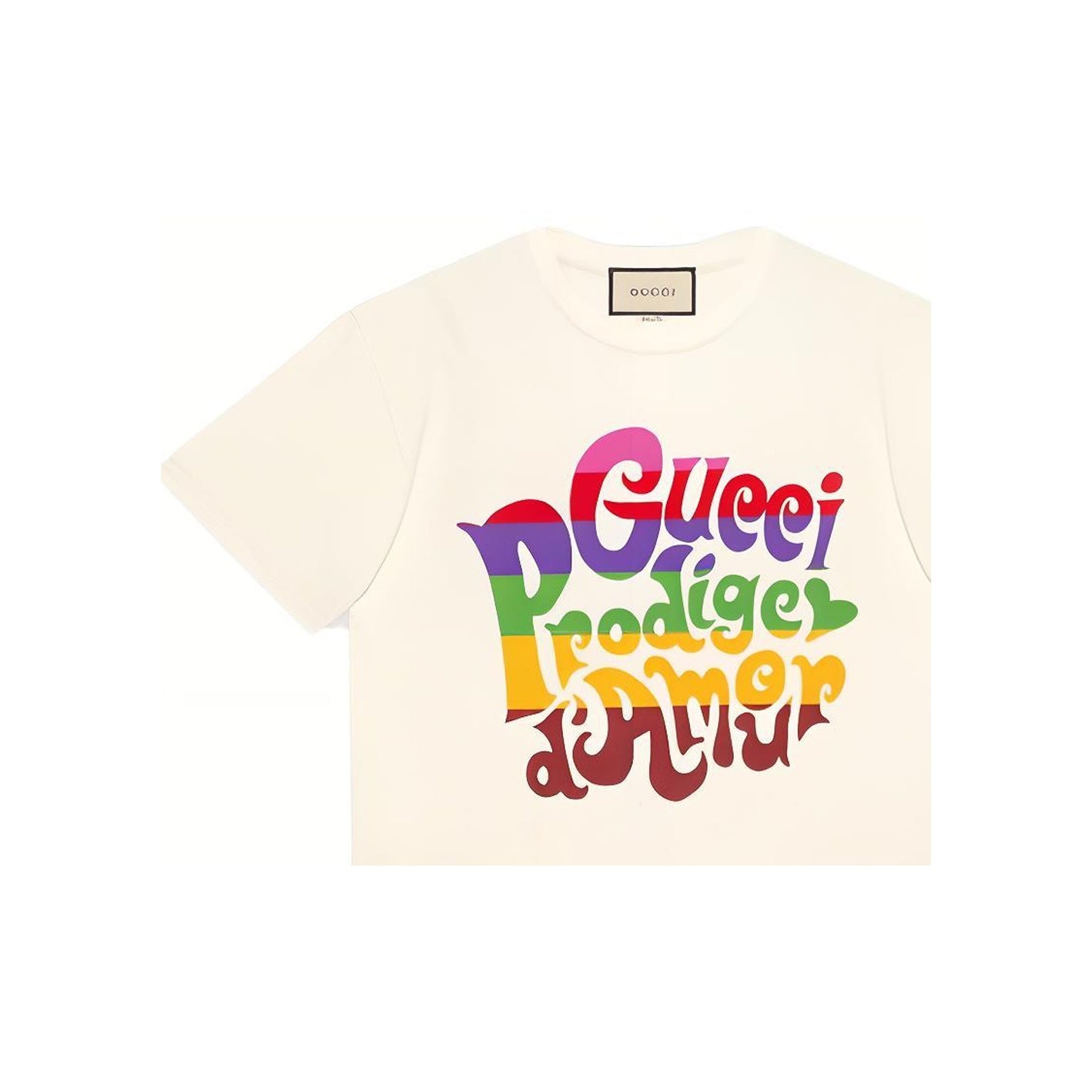 GUCCI Kaos Logo Seri Huruf, Unisex, COD '"   G-88