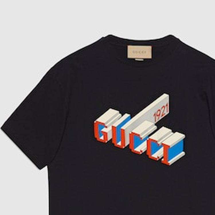 GUCCI Kaos Logo Seri Huruf, Unisex, COD '"    '"  G-05