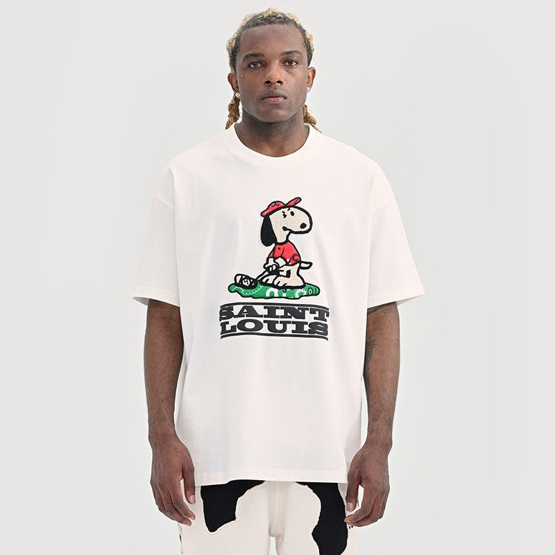 LV Kaos Logo Seri Huruf, Unisex, COD '-L-29