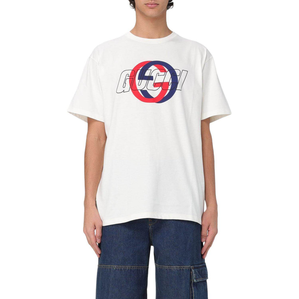 GUCCI Kaos Logo Seri Huruf, Unisex, COD '"    '"  G-41