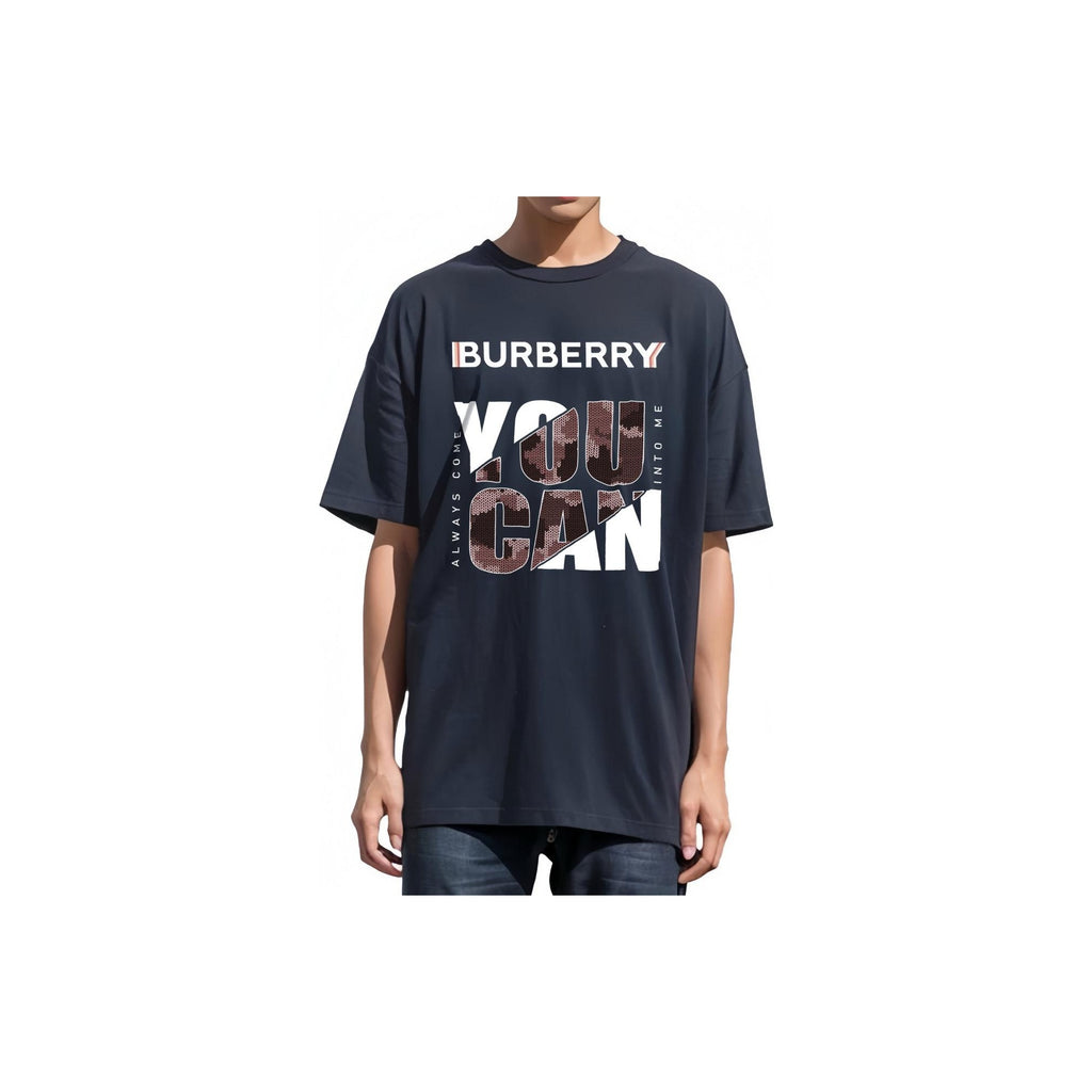 Burberry Kaos Logo Seri Huruf, Unisex, COD '"B-29