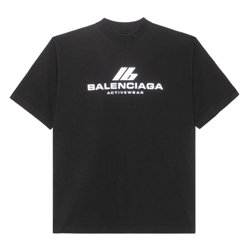 Kaos Pendek Balenciaga dengan Motif Gambar/Cetak, Cocok untuk Pria dan Wanita -BL-23