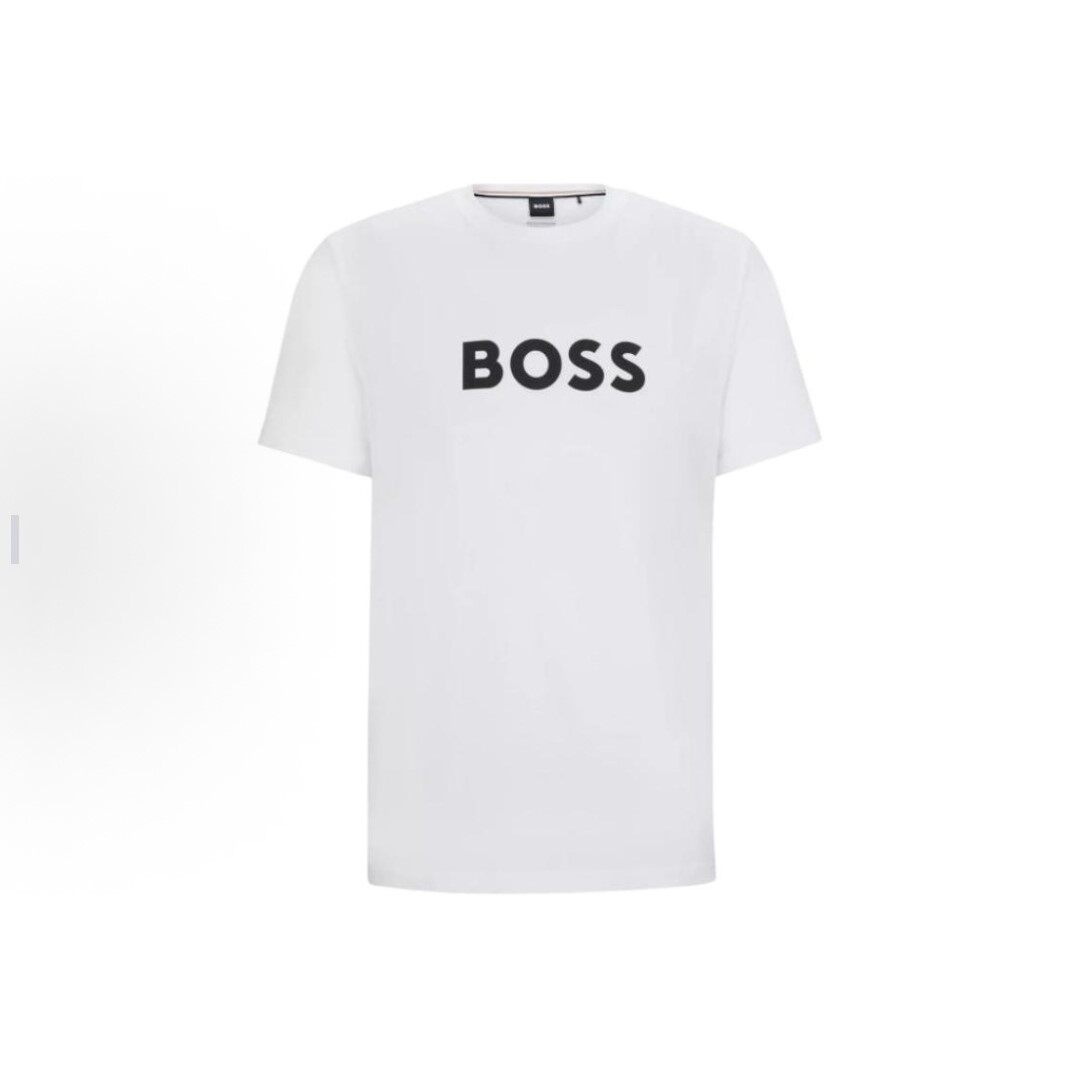 BOSS Kaos Logo Seri Huruf, Unisex, COD '"    '"  BO-1