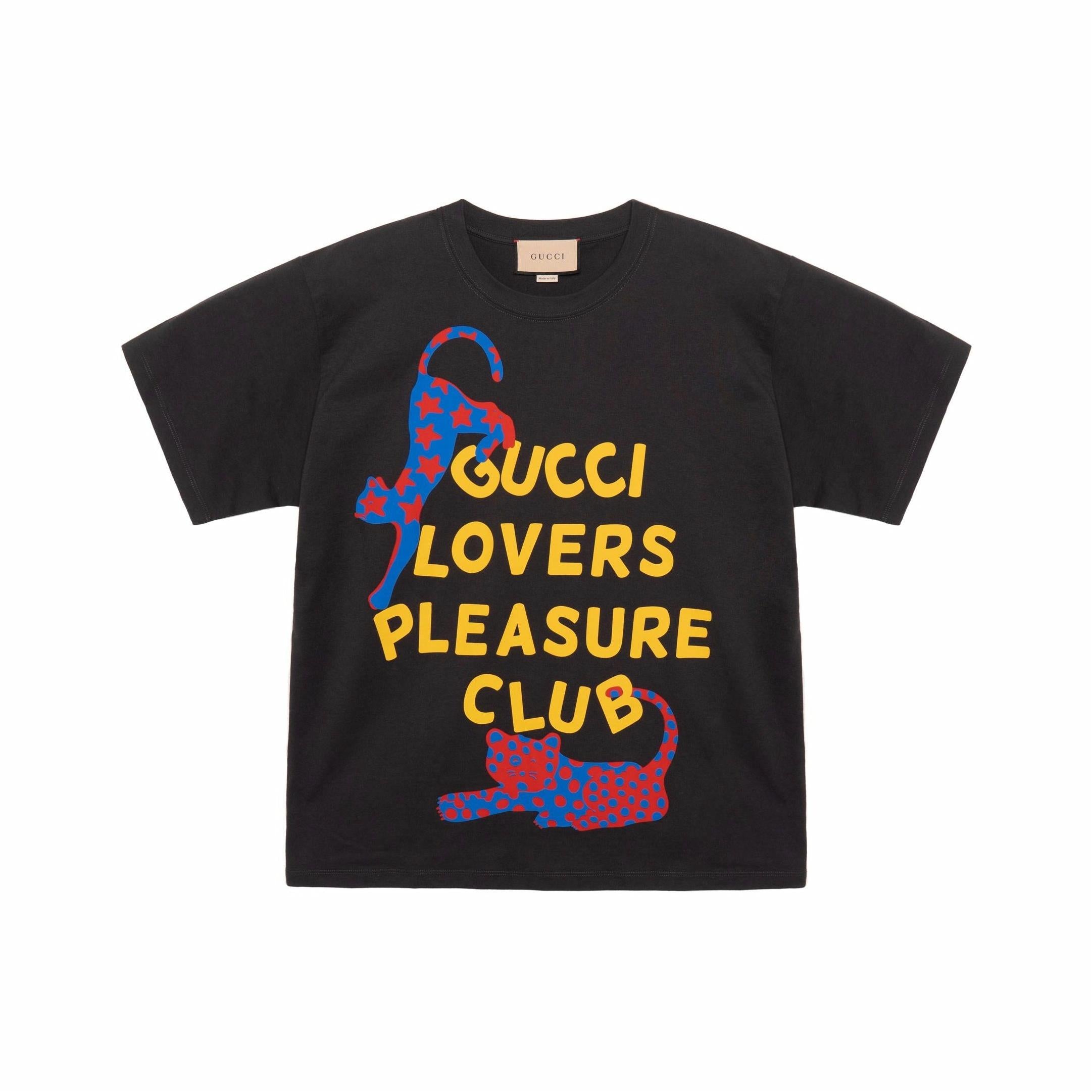 GUCCI Kaos Logo Seri Huruf, Unisex, COD '"  G-98