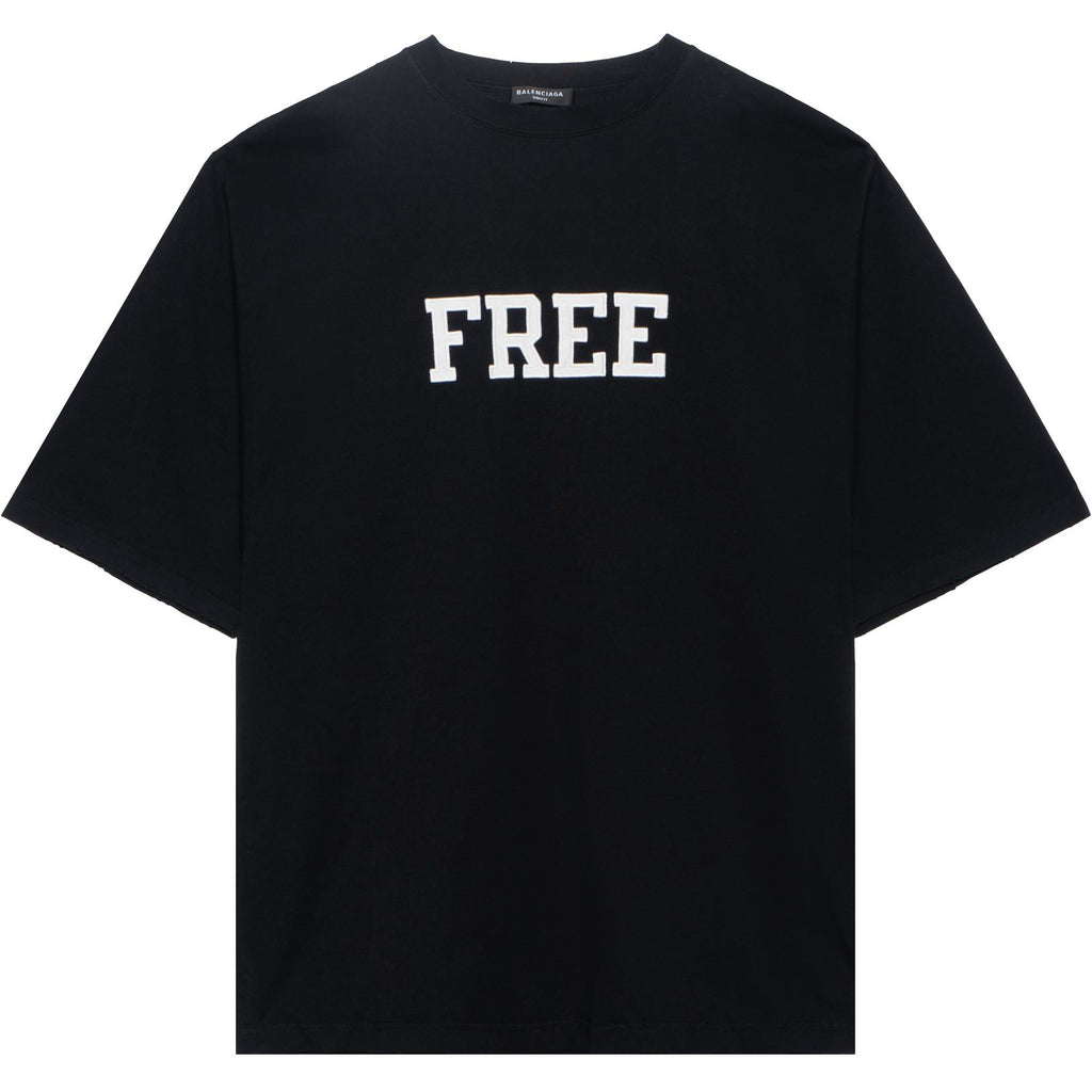 Kaos Pendek Balenciaga dengan Motif Gambar/Cetak, Cocok untuk Pria dan Wanita -BL-50