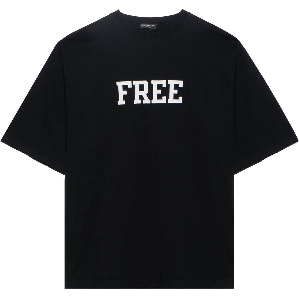 Kaos Pendek Balenciaga dengan Motif Gambar/Cetak, Cocok untuk Pria dan Wanita -BL-50