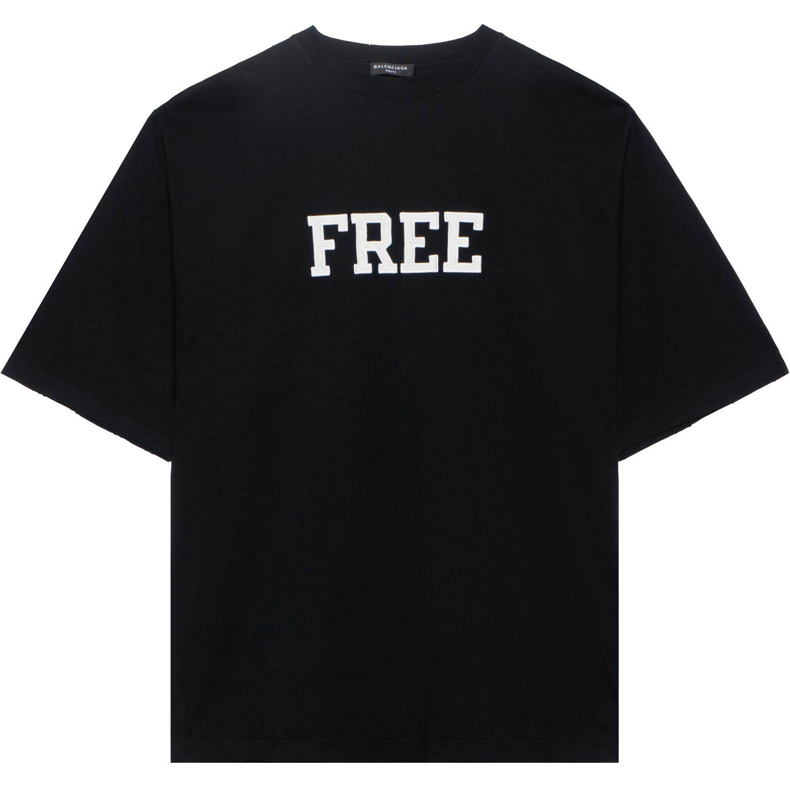 Kaos Pendek Balenciaga dengan Motif Gambar/Cetak, Cocok untuk Pria dan Wanita -BL-50