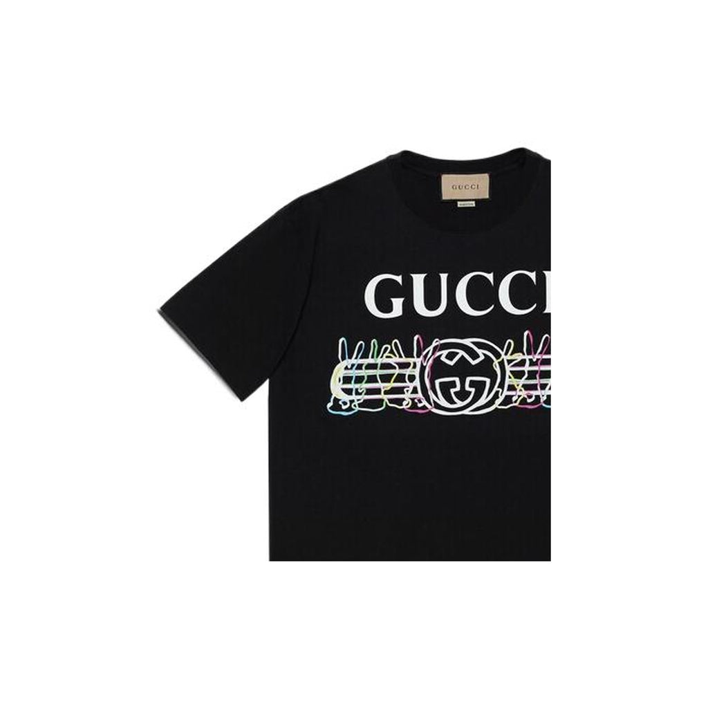 GUCCI Kaos Logo Seri Huruf, Unisex, COD '"    '"  G-43