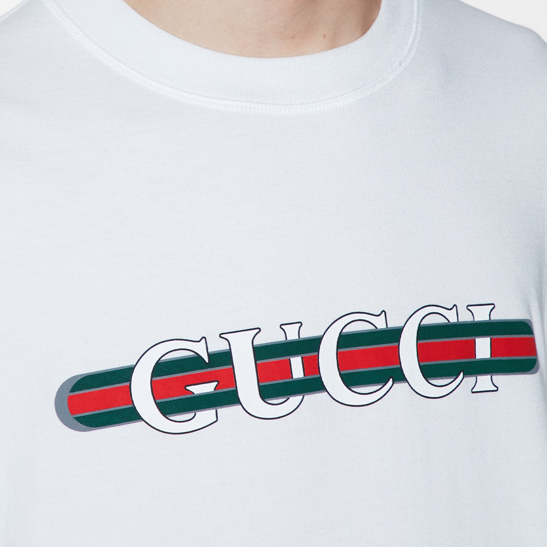 GUCCI Kaos Logo Seri Huruf, Unisex, COD '"    '"  G-22
