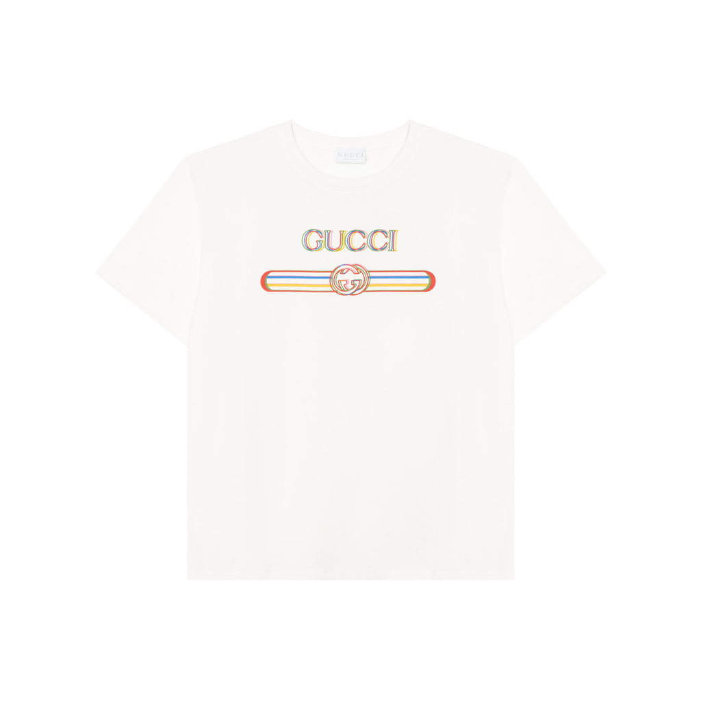 GUCCI Kaos Logo Seri Huruf, Unisex, COD '"  G-119