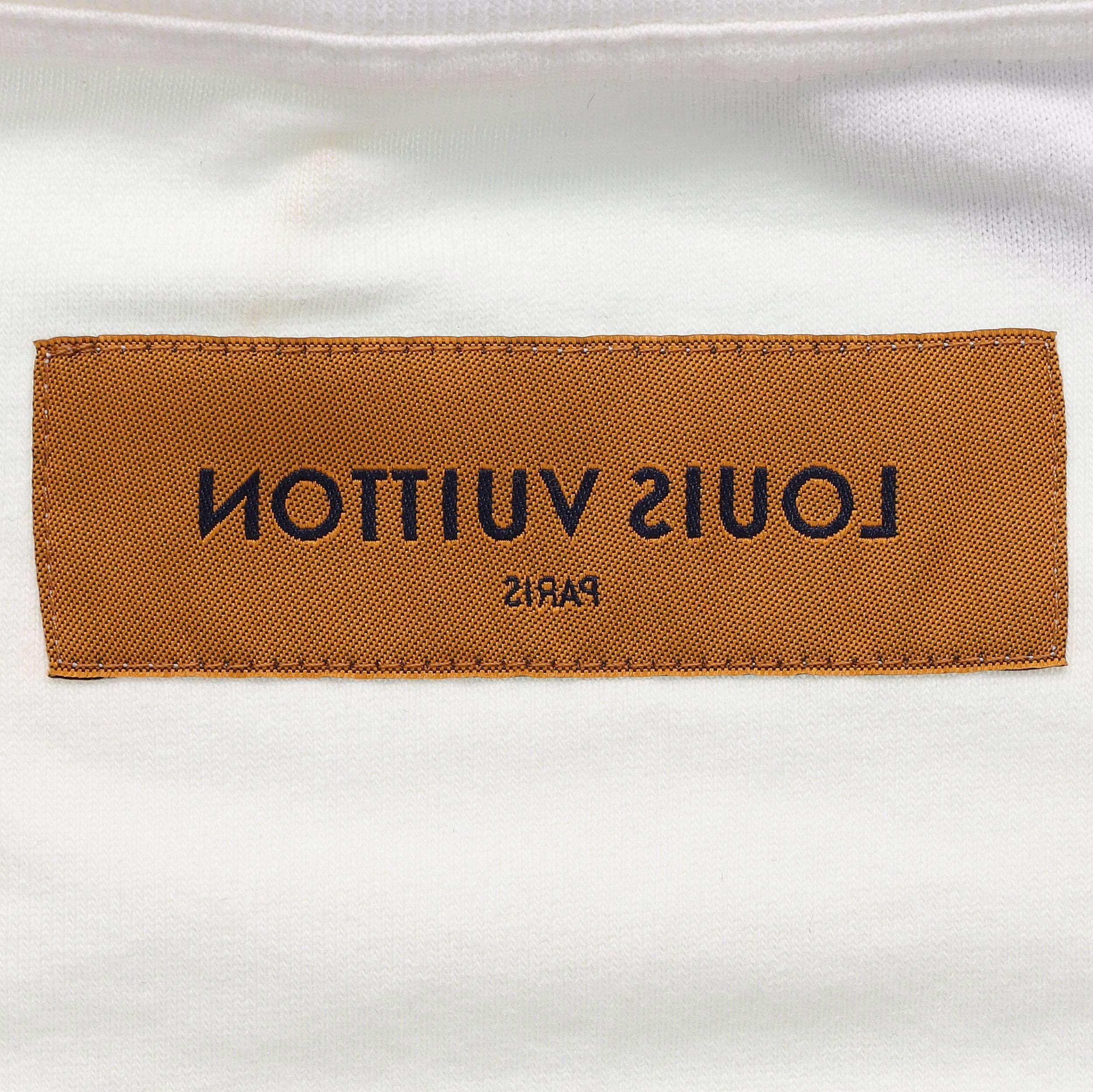 LV Kaos Logo Seri Huruf, Unisex, COD '-L-11