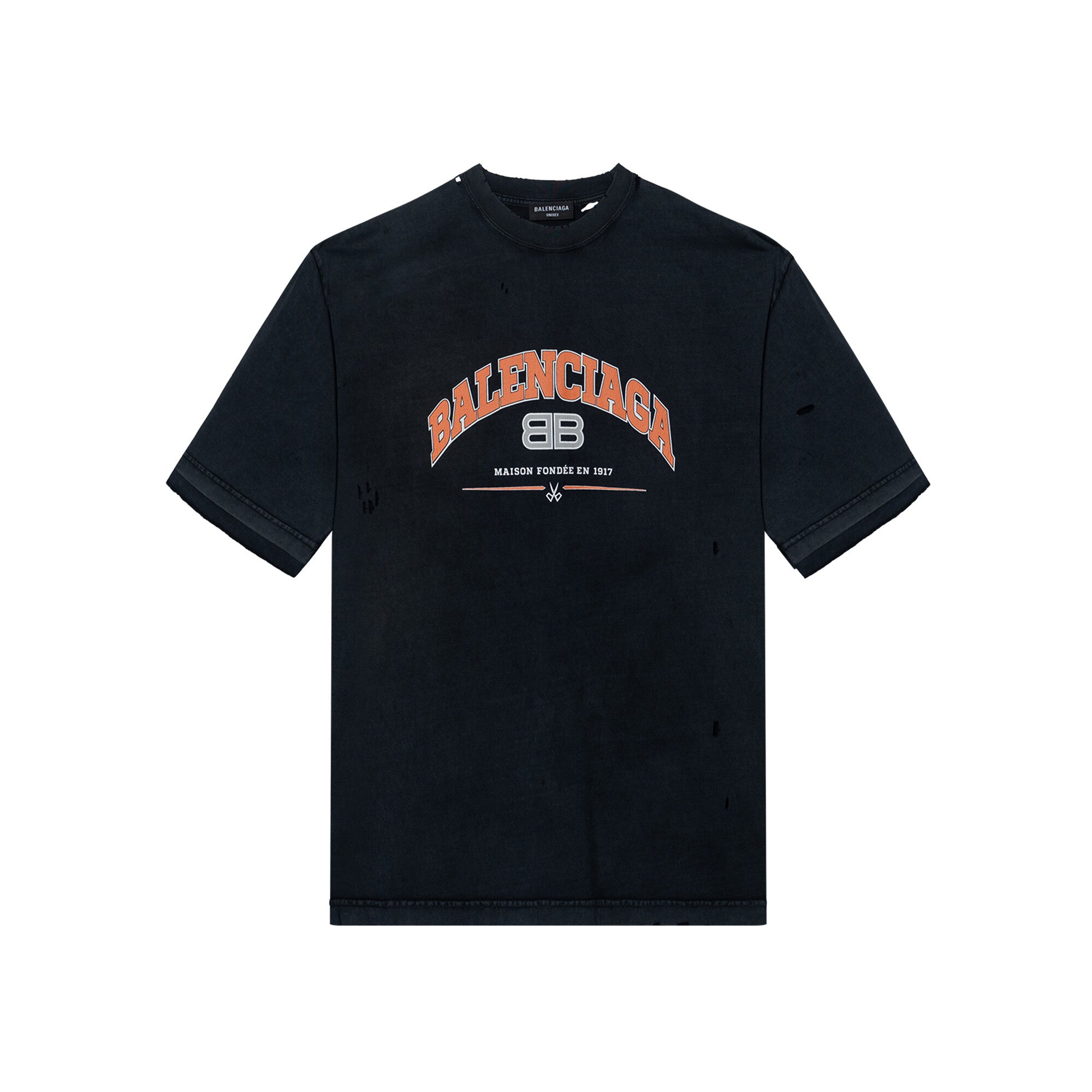 Kaos Pendek Balenciaga dengan Motif Gambar/Cetak, Cocok untuk Pria dan Wanita -BL-27