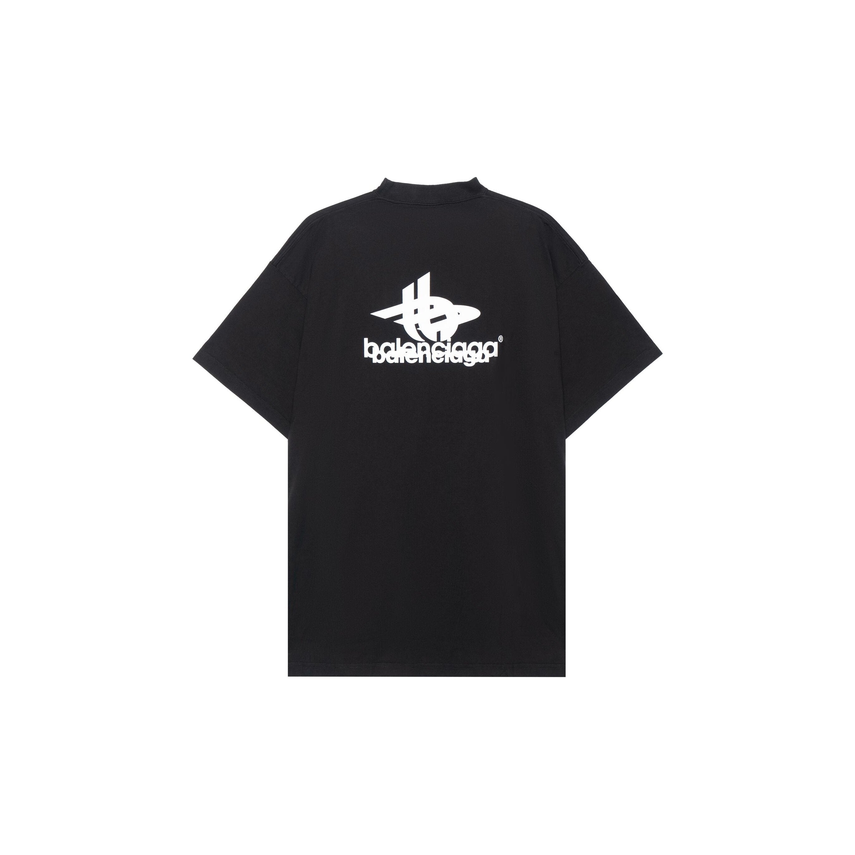 Kaos Pendek Balenciaga dengan Motif Gambar/Cetak, Cocok untuk Pria dan Wanita -BL-17