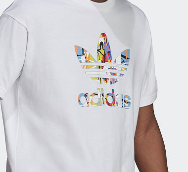 adidas Kaos Logo Seri Huruf, Unisex, COD '" AD-2