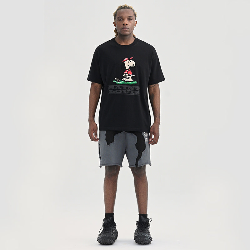 LV Kaos Logo Seri Huruf, Unisex, COD '-L-30