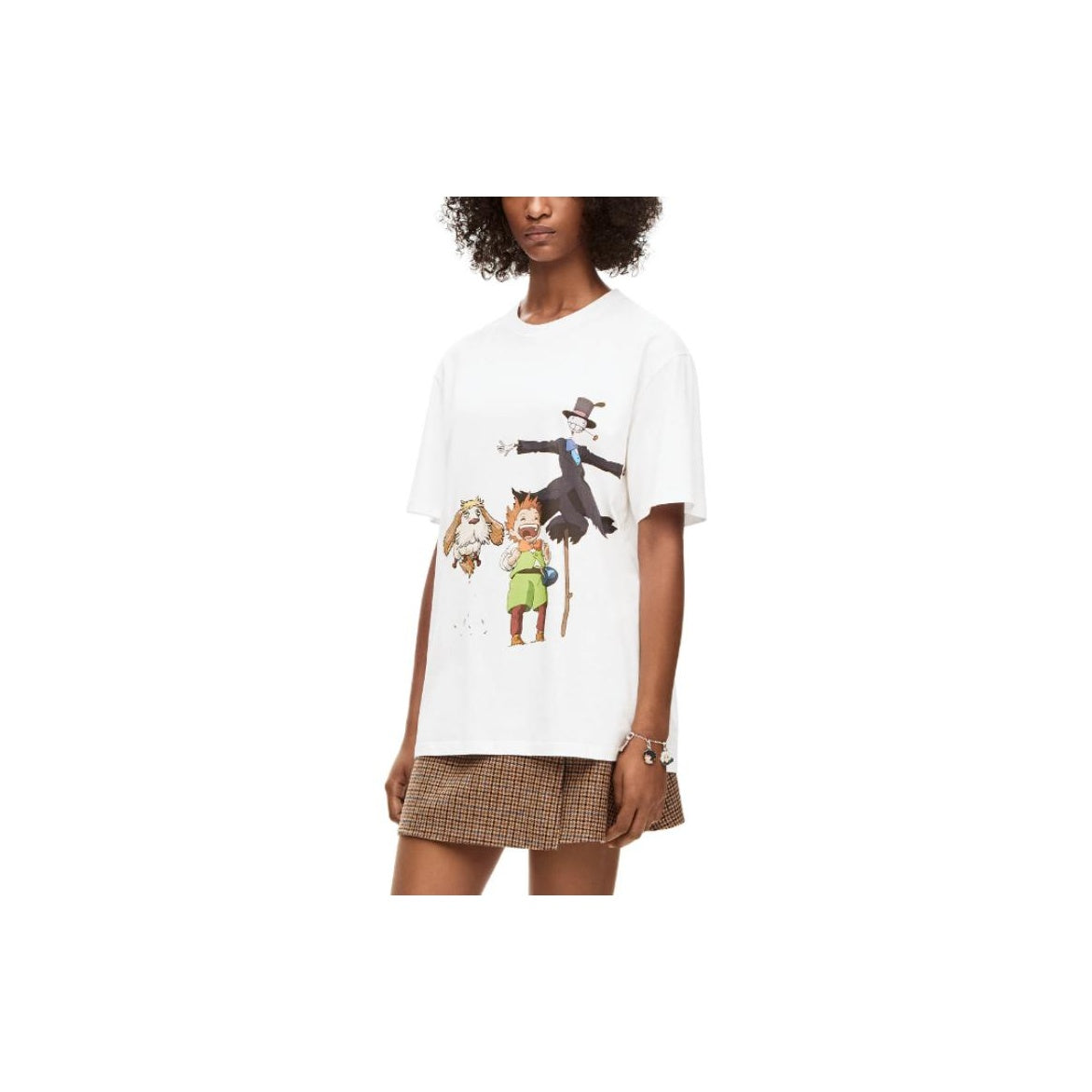 Kaos Pendek LOEWE dengan Motif Gambar/Cetak, Cocok untuk Pria dan Wanita -LE-16