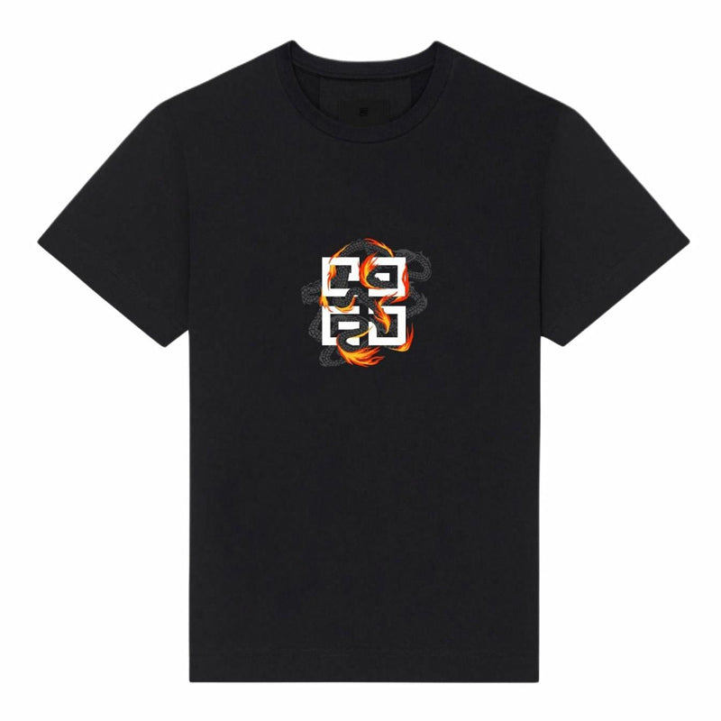 Kaos Givenchy Bermotif, Unisex -J-20