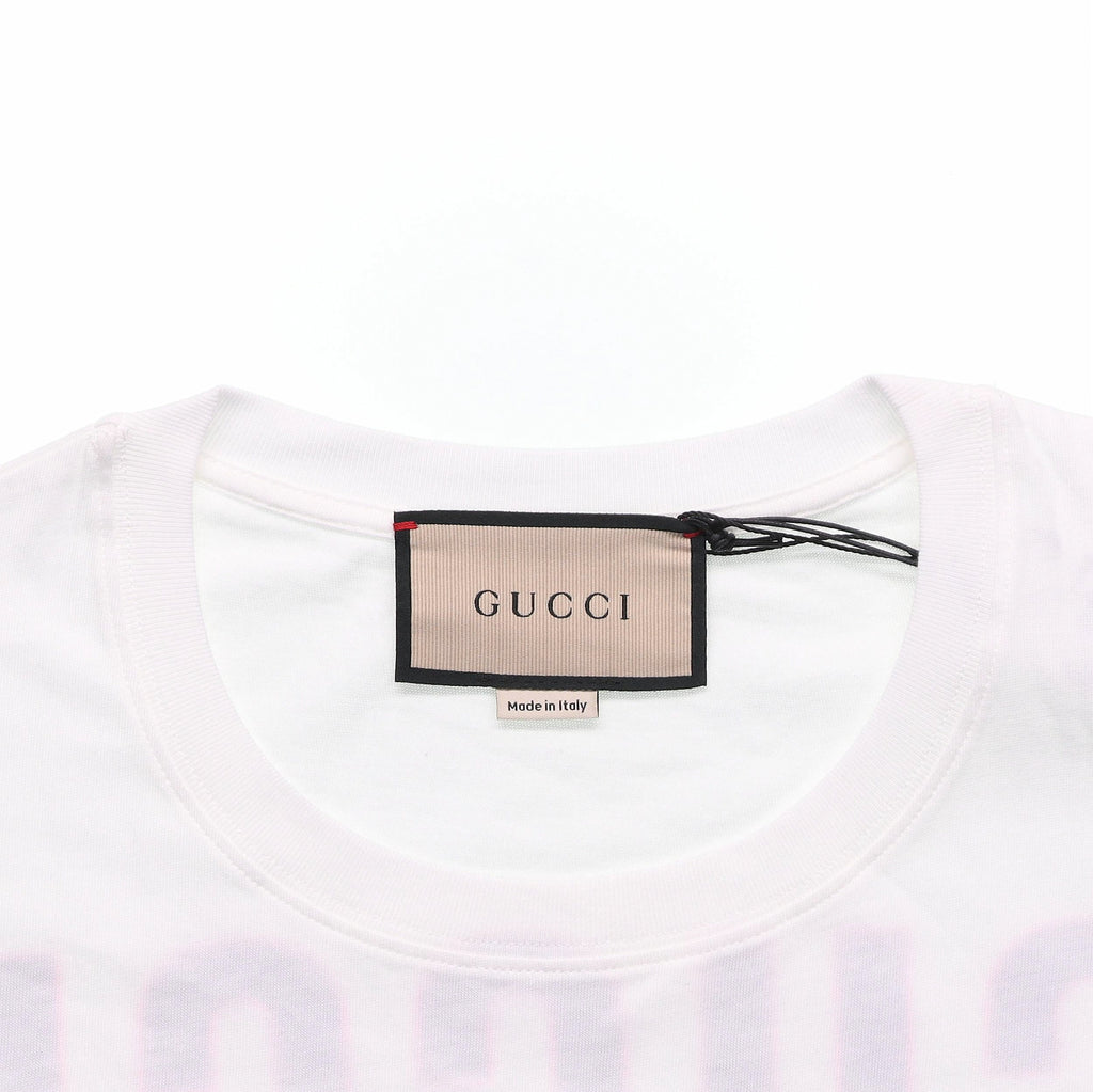 GUCCI Kaos Logo Seri Huruf, Unisex, COD '"   G-99