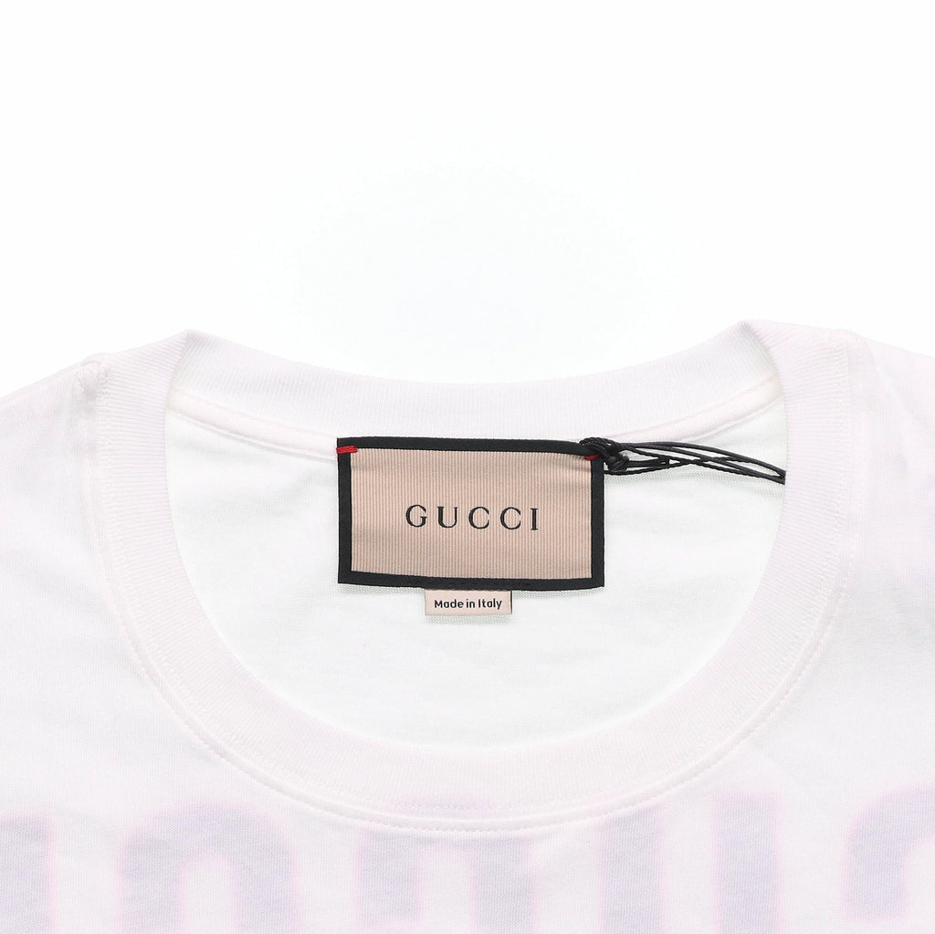 GUCCI Kaos Logo Seri Huruf, Unisex, COD '"   G-99