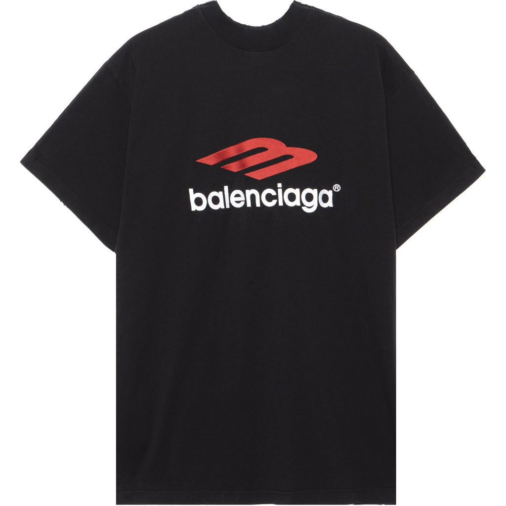 Kaos Pendek Balenciaga dengan Motif Gambar/Cetak, Cocok untuk Pria dan Wanita -BL-29