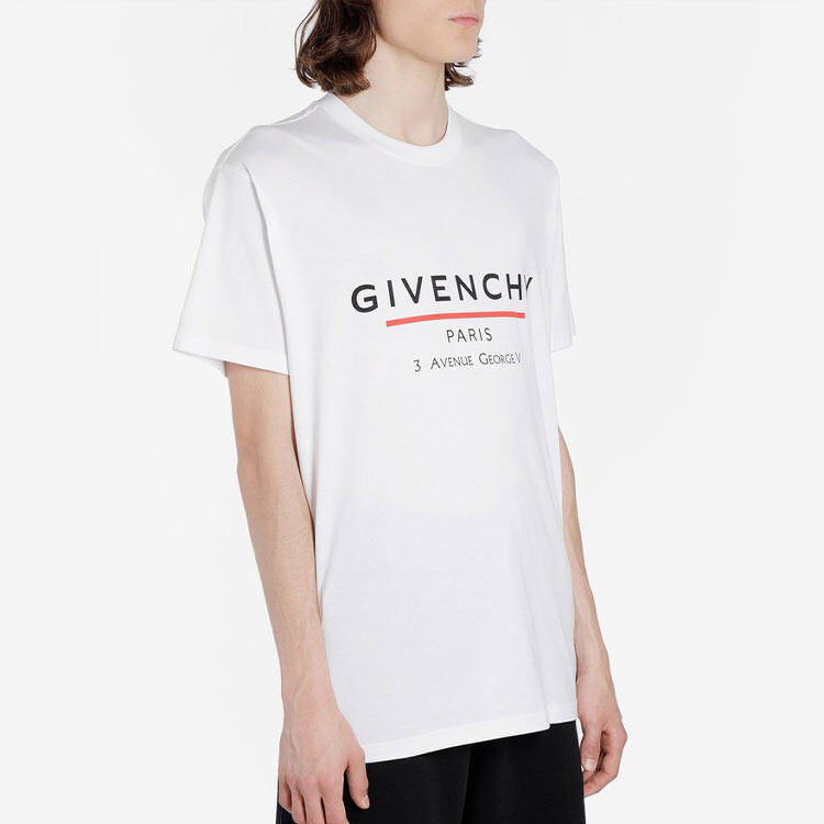 Kaos Givenchy Bermotif, Unisex -J-45