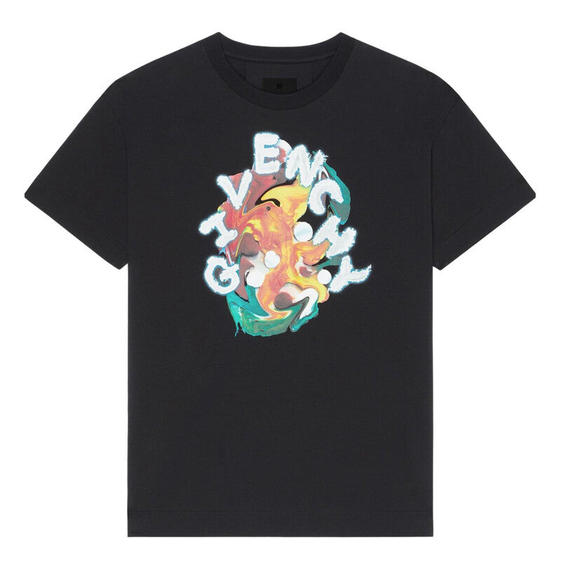 Kaos Givenchy Bermotif, Unisex -J-49