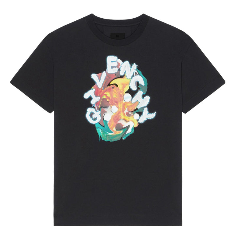 Kaos Givenchy Bermotif, Unisex -J-49