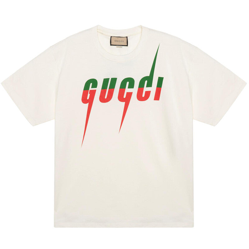 GUCCI Kaos Logo Seri Huruf, Unisex, COD '"    '"  G-35