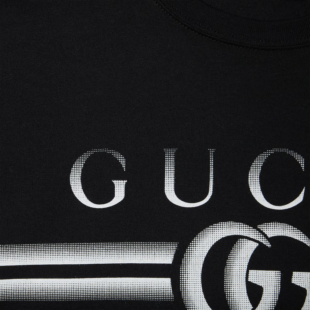 GUCCI Kaos Logo Seri Huruf, Unisex, COD '"    '"  G-31