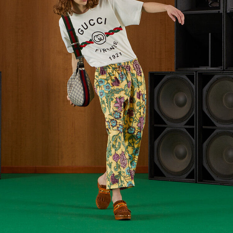 GUCCI Kaos Logo Seri Huruf, Unisex, COD '"    '"  G-33