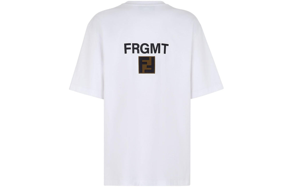 Kaos Pendek FENDI dengan Motif Gambar/Cetak, Cocok untuk Pria dan WanitaF-16