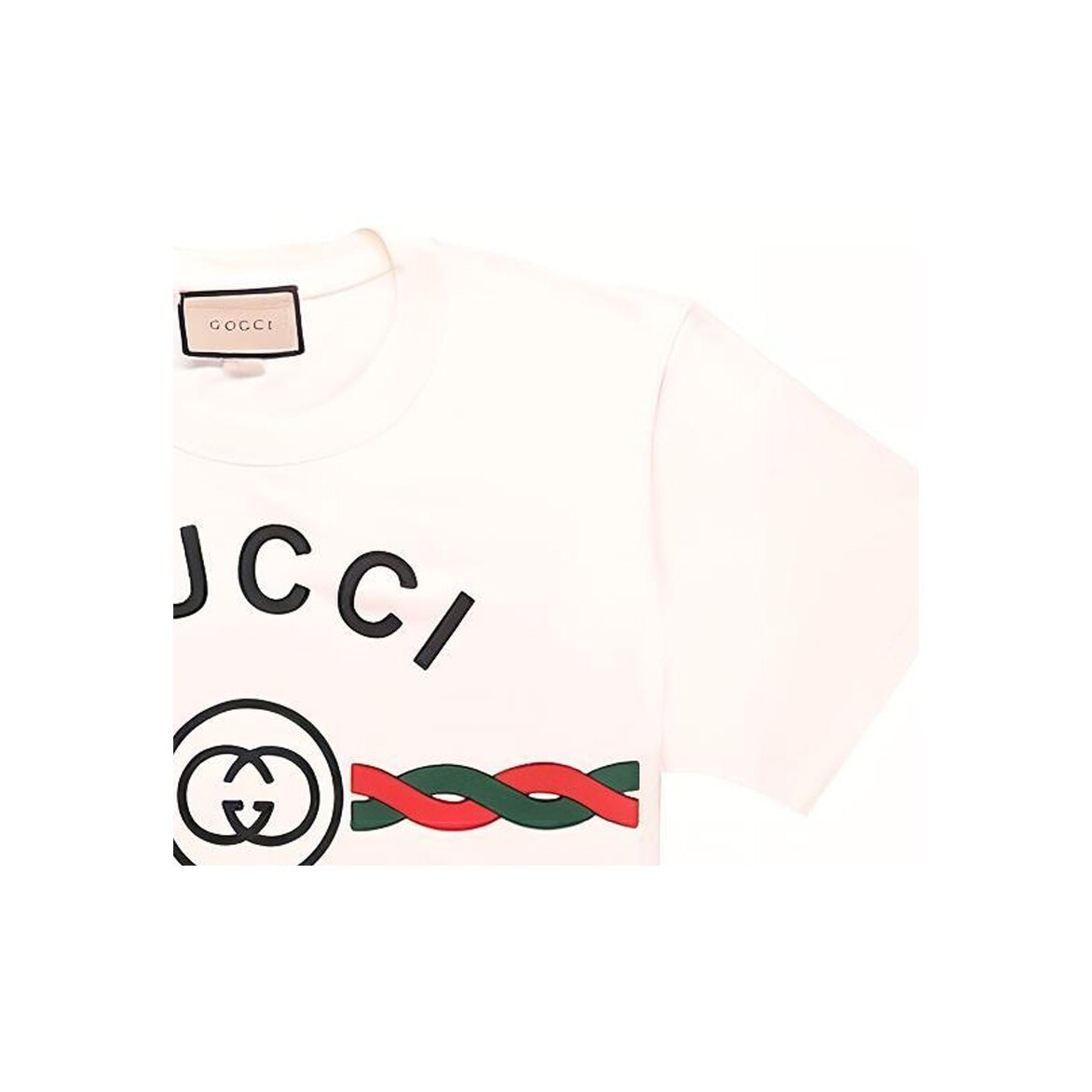 GUCCI Kaos Logo Seri Huruf, Unisex, COD '"    '"  G-33