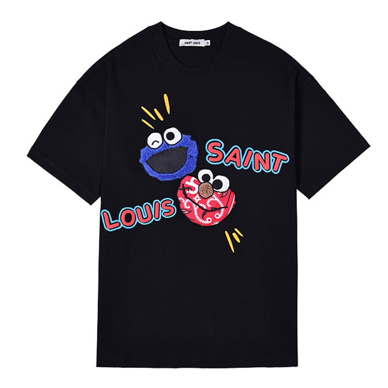 LV Kaos Logo Seri Huruf, Unisex, COD '-L-32