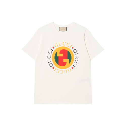 GUCCI Kaos Logo Seri Huruf, Unisex, COD '"    '"  G-46