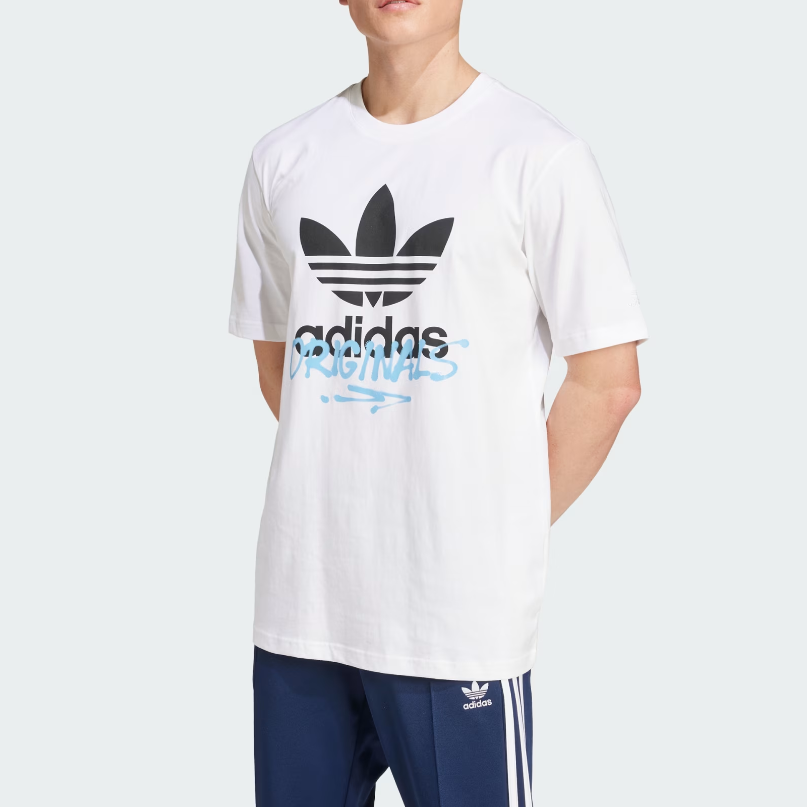 adidas Kaos Logo Seri Huruf, Unisex, COD '" AD-18