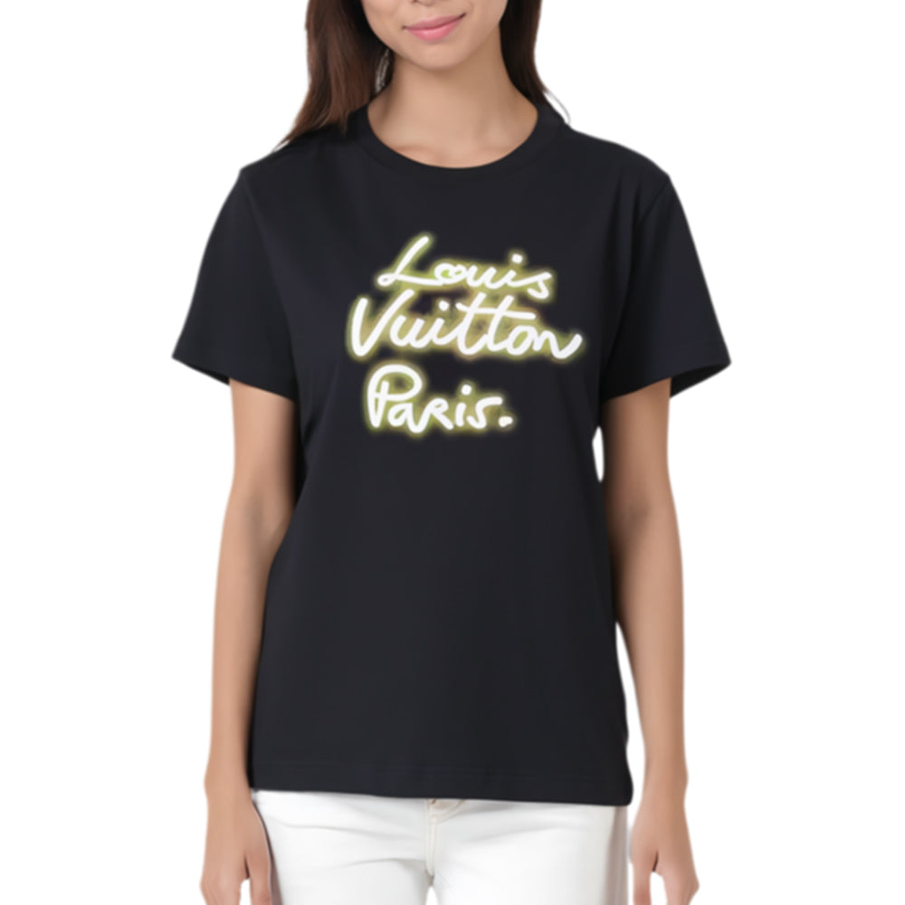 LV Kaos Logo Seri Huruf, Unisex, COD '-L-02