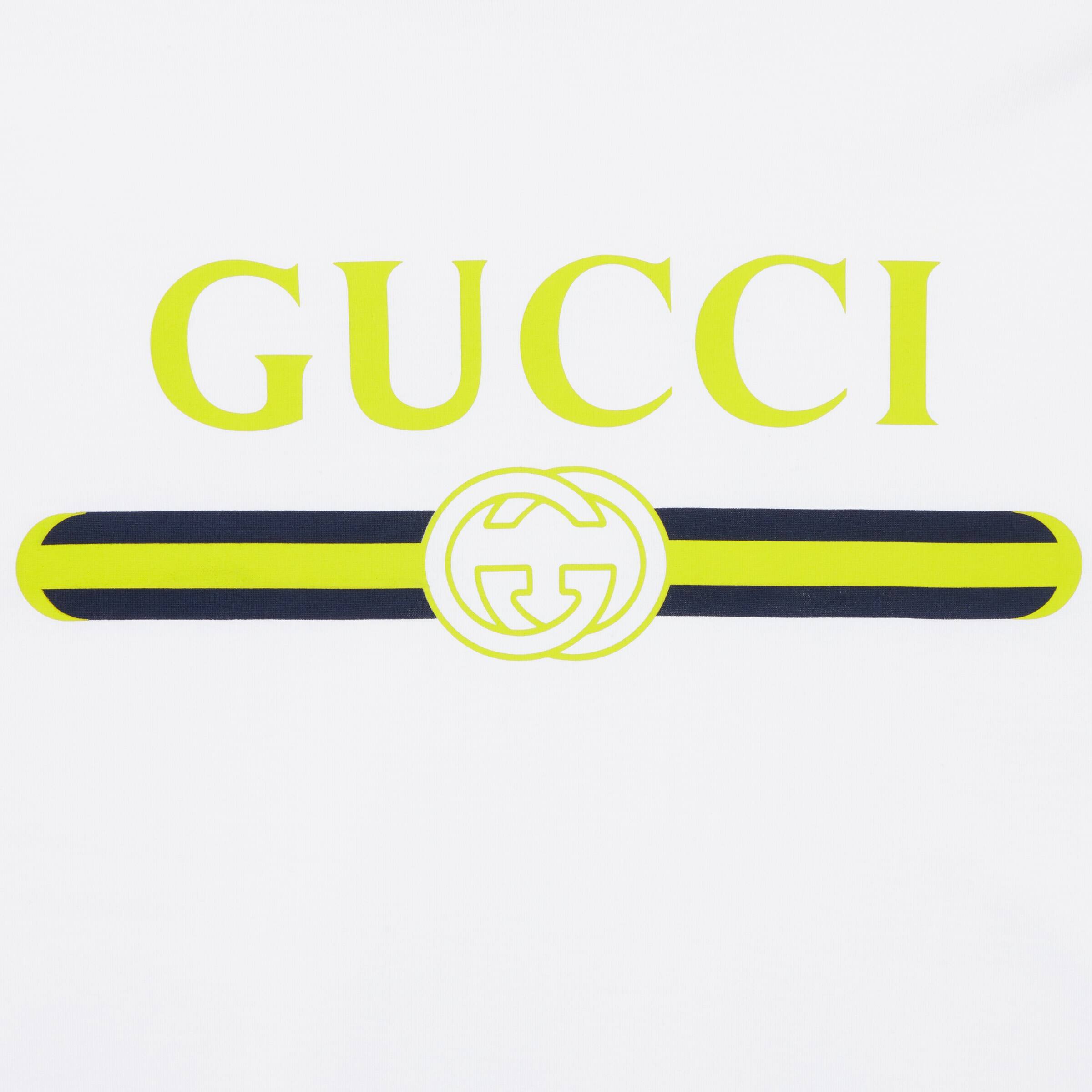 GUCCI Kaos Logo Seri Huruf, Unisex, COD '"    '"  G-51